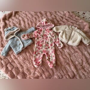 Floral Pink Kids One Piece